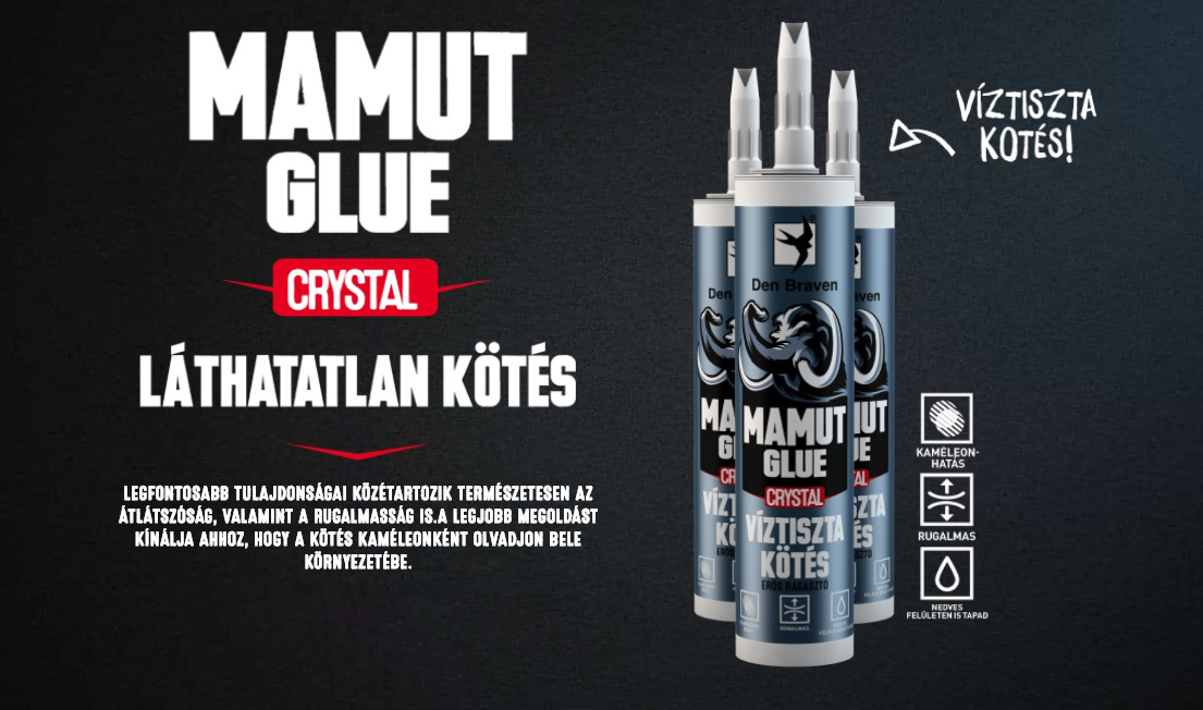Mamut Glue Crystal - áttetsző, fagyálló és vízálló ...